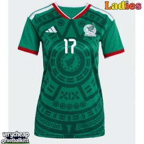 Mexico Orbelin Pineda #17 Replica Home Shirt Ladies World Cup 2026 Short Sleeve